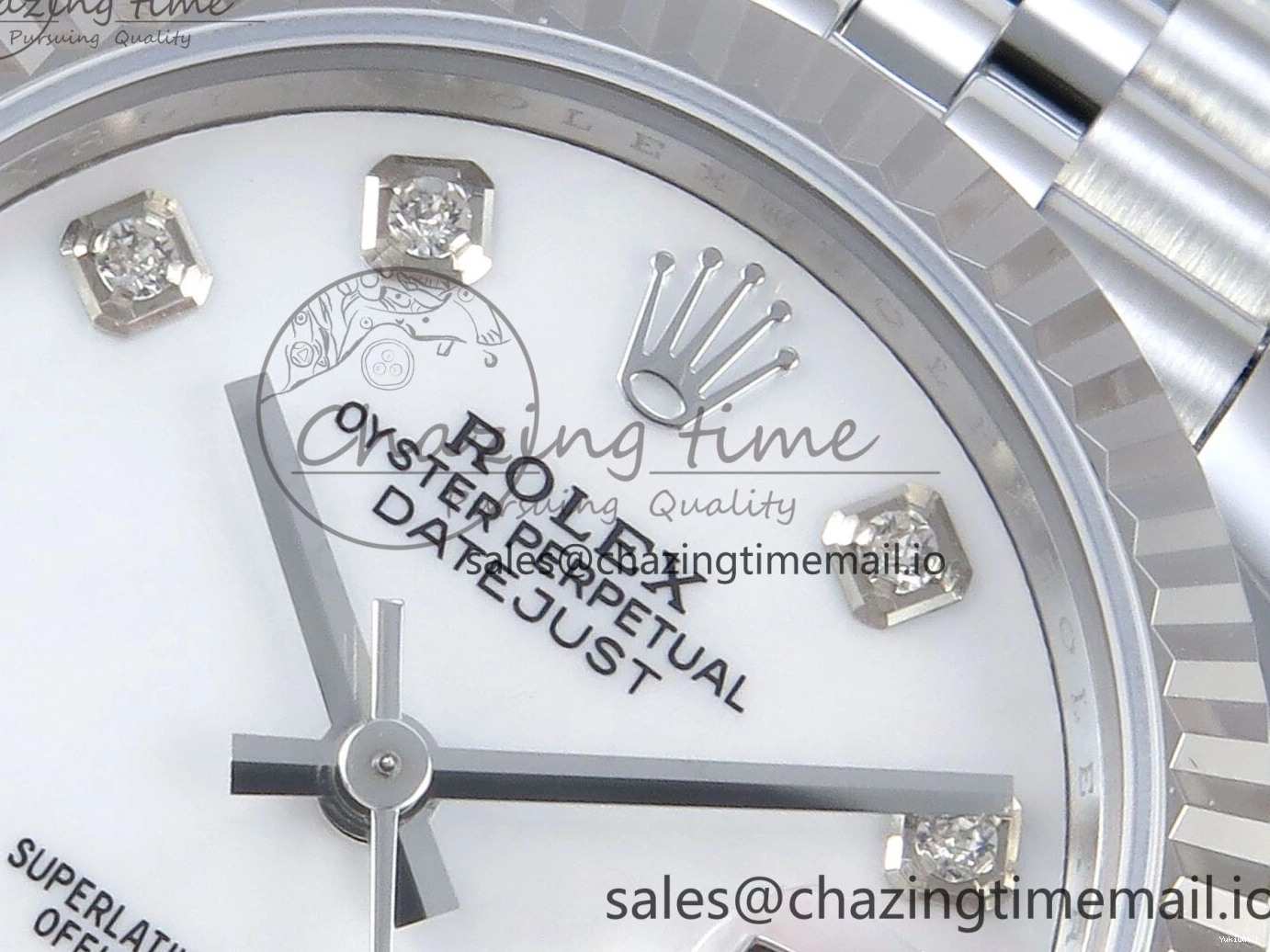 MOP 1:1 Diamonds 2688 904L SS ETA 278274 DateJust Edition Jubilee ARF Steel Dial Best on 31 Bracelet White 0413